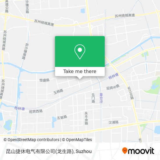 昆山捷休电气有限公司(龙生路) map