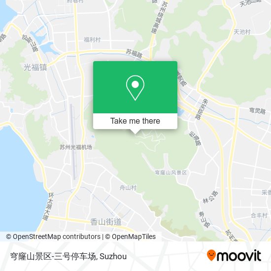 穹窿山景区-三号停车场 map