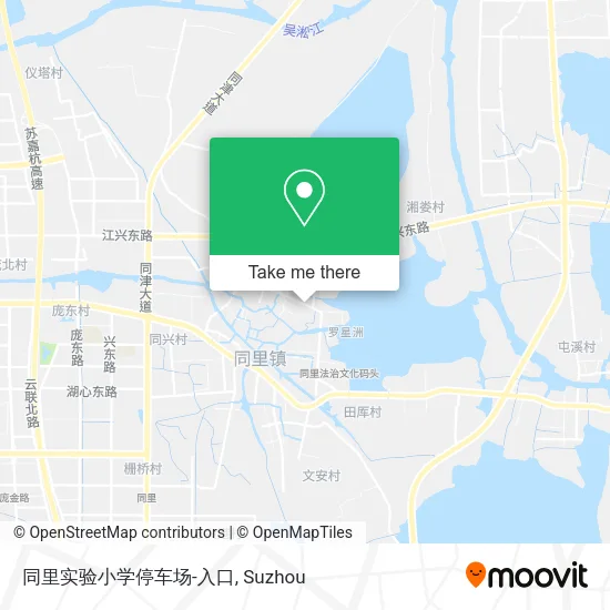 同里实验小学停车场-入口 map