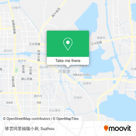 驿雲同里福珈小厨 map