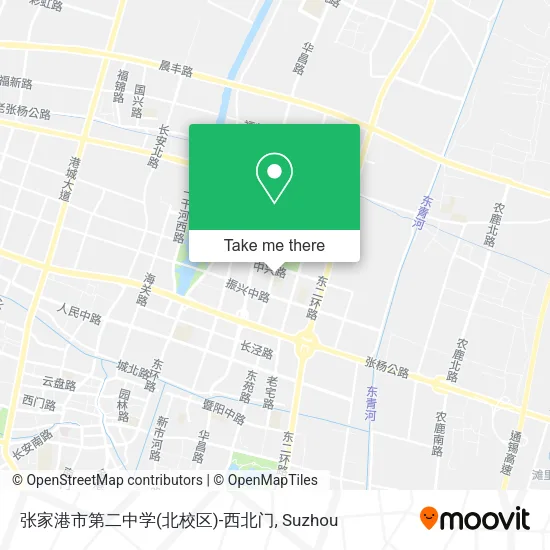 张家港市第二中学(北校区)-西北门 map