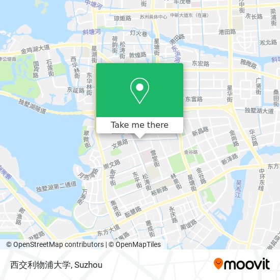 西交利物浦大学 map