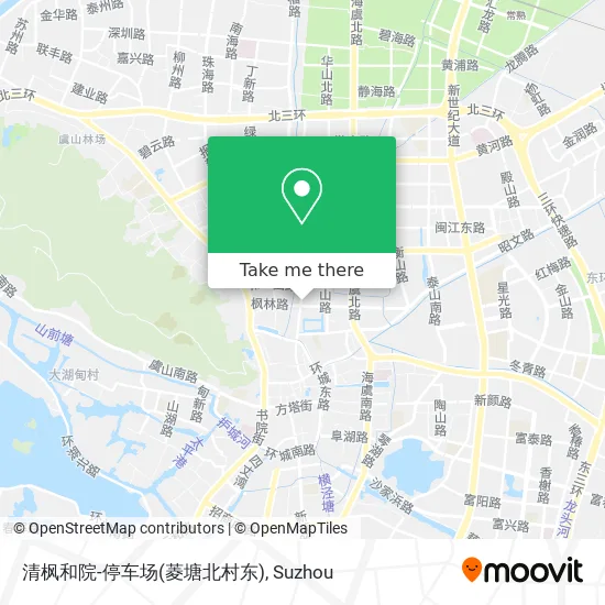 清枫和院-停车场(菱塘北村东) map