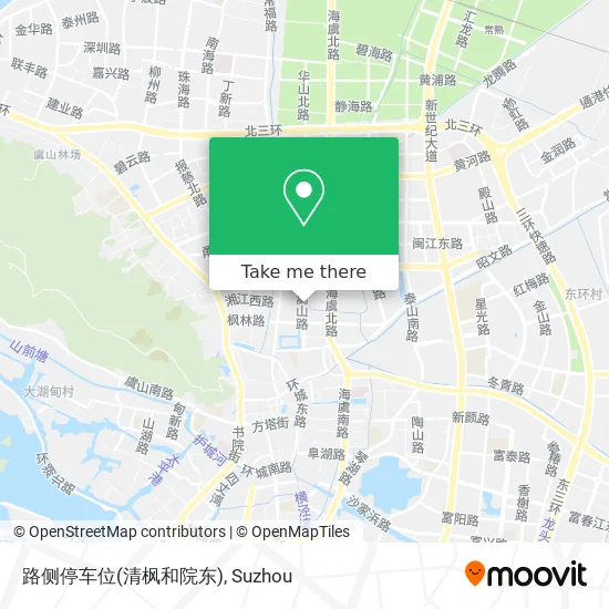 路侧停车位(清枫和院东) map