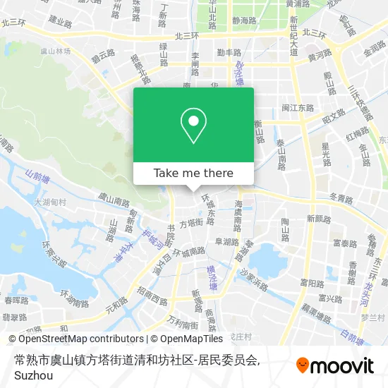 常熟市虞山镇方塔街道清和坊社区-居民委员会 map