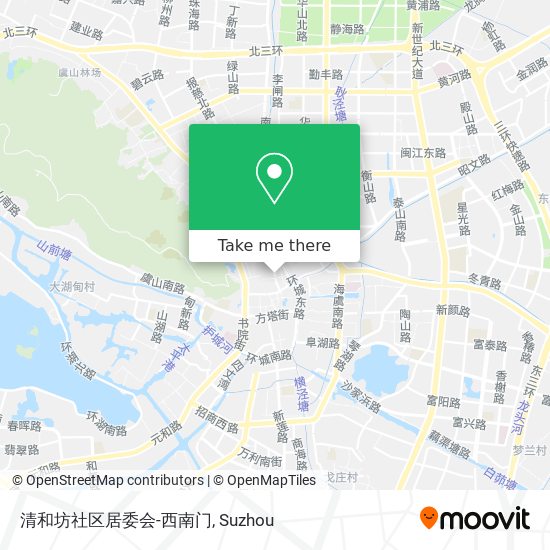 清和坊社区居委会-西南门 map