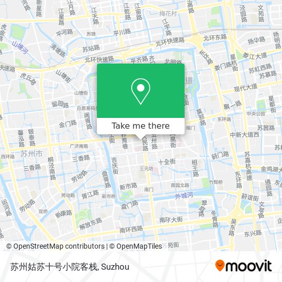 苏州姑苏十号小院客栈 map
