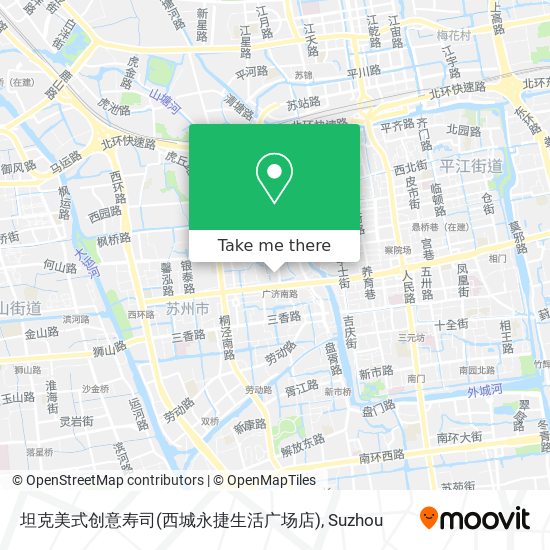 坦克美式创意寿司(西城永捷生活广场店) map