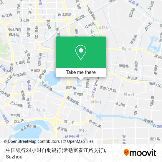 中国银行24小时自助银行(常熟富春江路支行) map