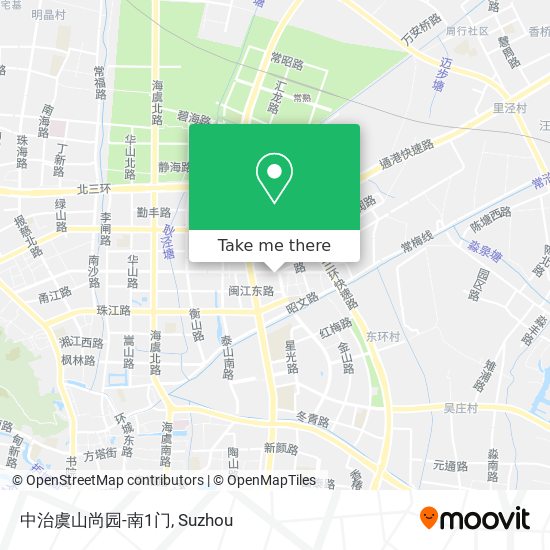 中治虞山尚园-南1门 map
