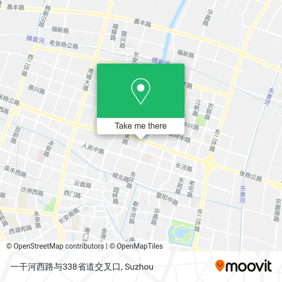 一干河西路与338省道交叉口 map