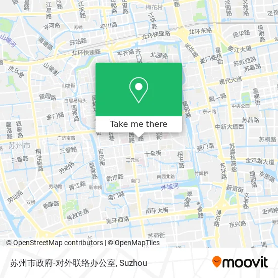 苏州市政府-对外联络办公室 map