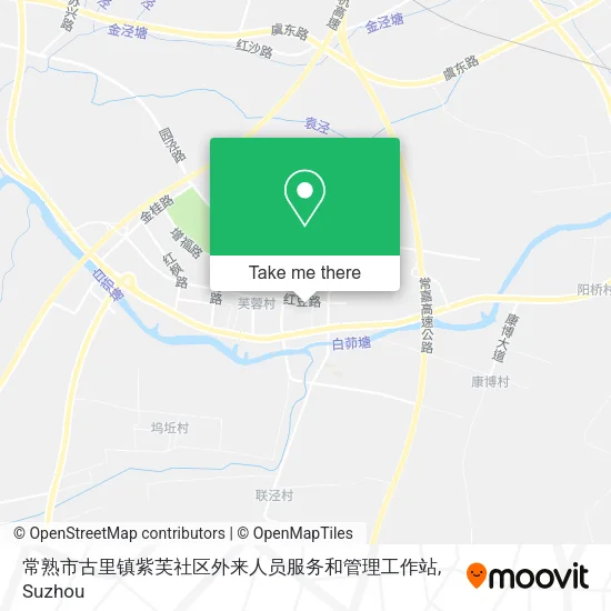 常熟市古里镇紫芙社区外来人员服务和管理工作站 map