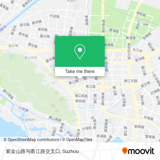 紫金山路与甬江路交叉口 map