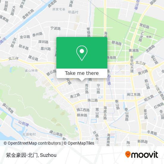 紫金豪园-北门 map