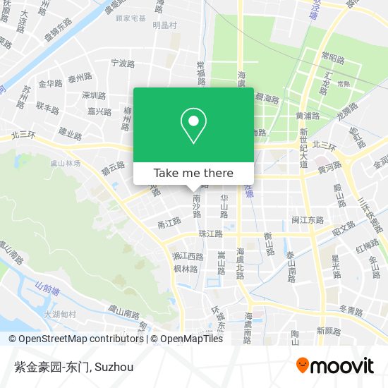 紫金豪园-东门 map