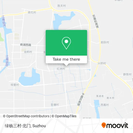 绿杨三村-北门 map
