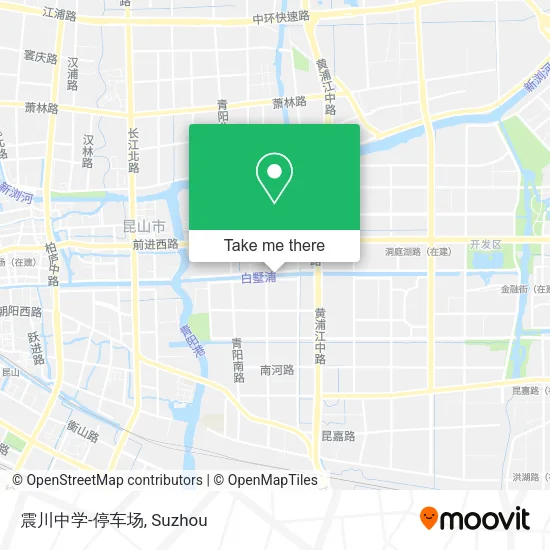 震川中学-停车场 map