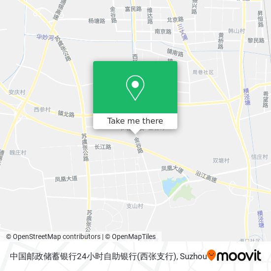 中国邮政储蓄银行24小时自助银行(西张支行) map