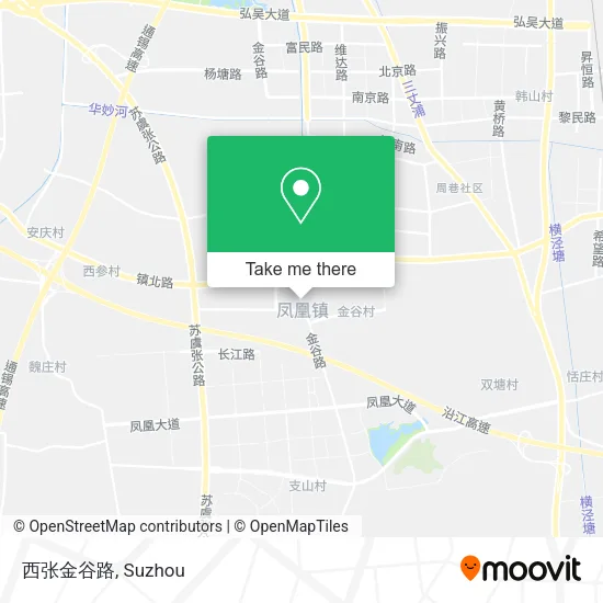 西张金谷路 map