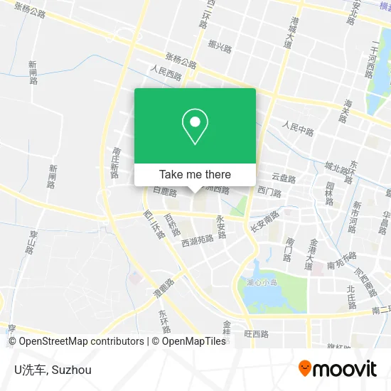 U洗车 map