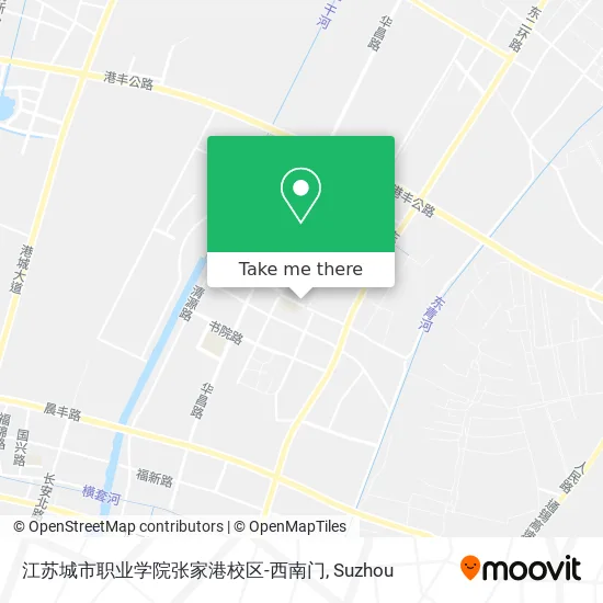 江苏城市职业学院张家港校区-西南门 map