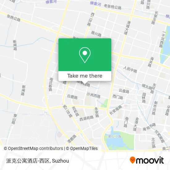 派克公寓酒店-西区 map