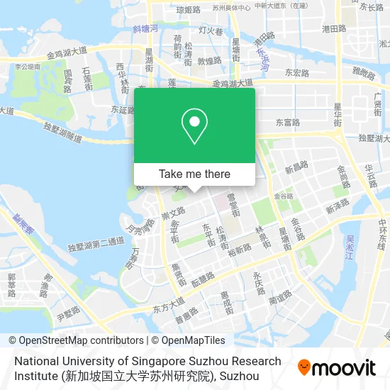 National University of Singapore Suzhou Research Institute (新加坡国立大学苏州研究院) map
