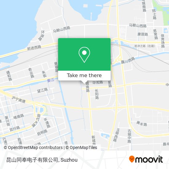 昆山同奉电子有限公司 map