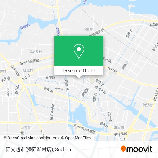 阳光超市(潘阳新村店) map