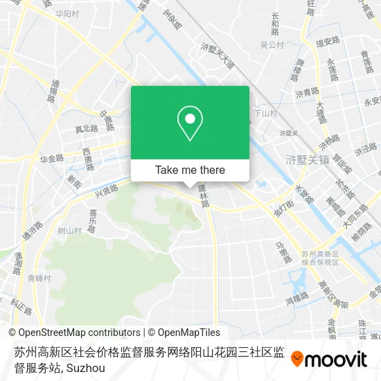 苏州高新区社会价格监督服务网络阳山花园三社区监督服务站 map