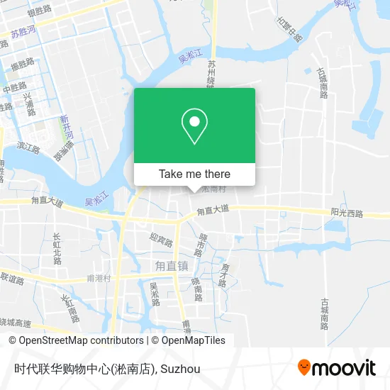 时代联华购物中心(淞南店) map