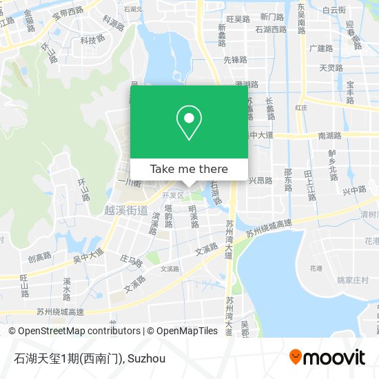 石湖天玺1期(西南门) map