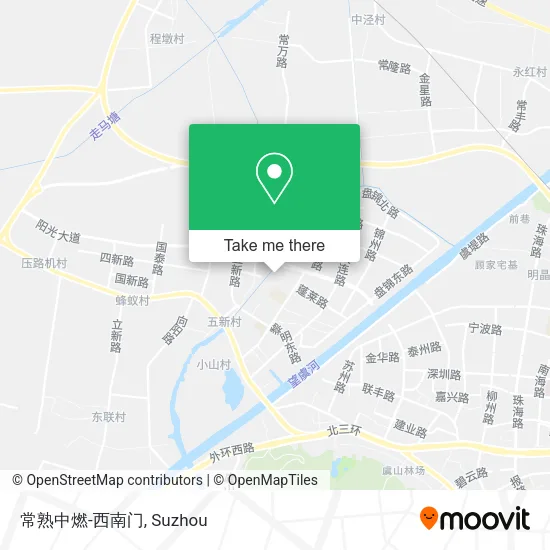 常熟中燃-西南门 map