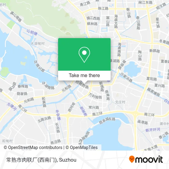 常熟市肉联厂(西南门) map