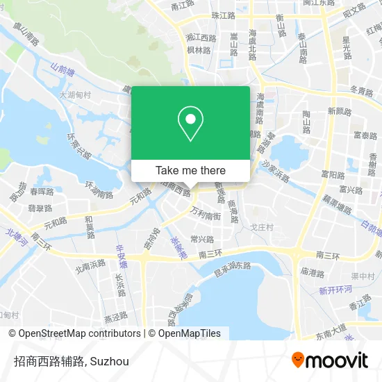 招商西路辅路 map