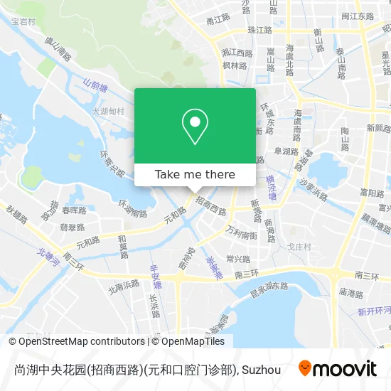 尚湖中央花园(招商西路)(元和口腔门诊部) map