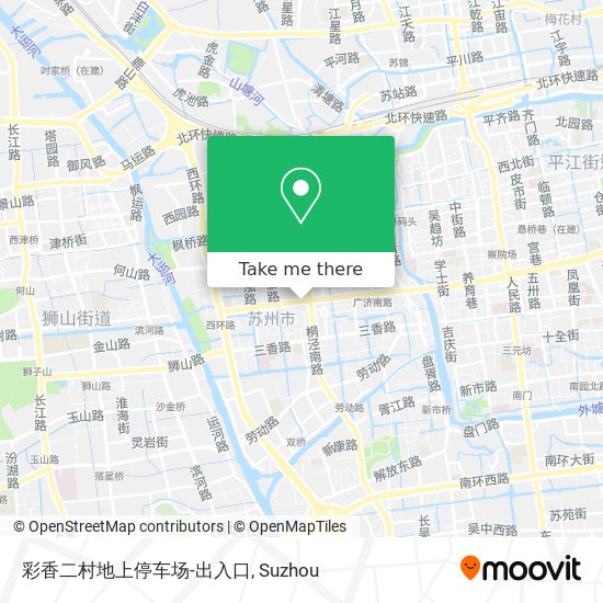 彩香二村地上停车场-出入口 map