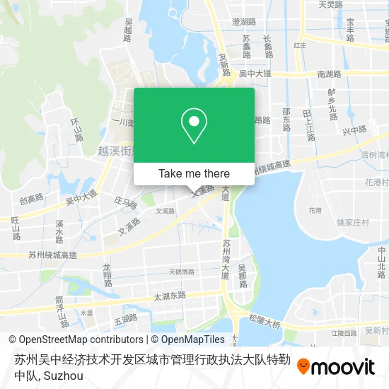 苏州吴中经济技术开发区城市管理行政执法大队特勤中队 map