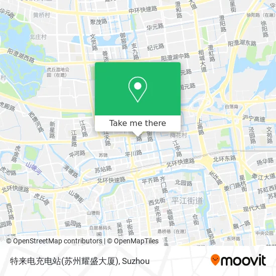 特来电充电站(苏州耀盛大厦) map