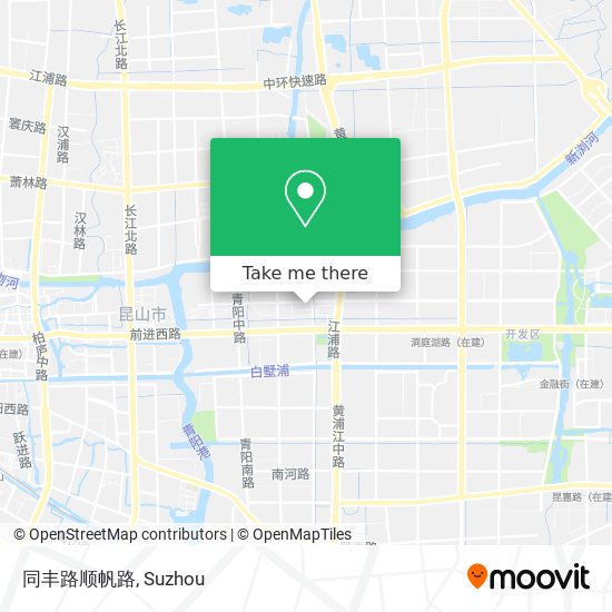 同丰路顺帆路 map