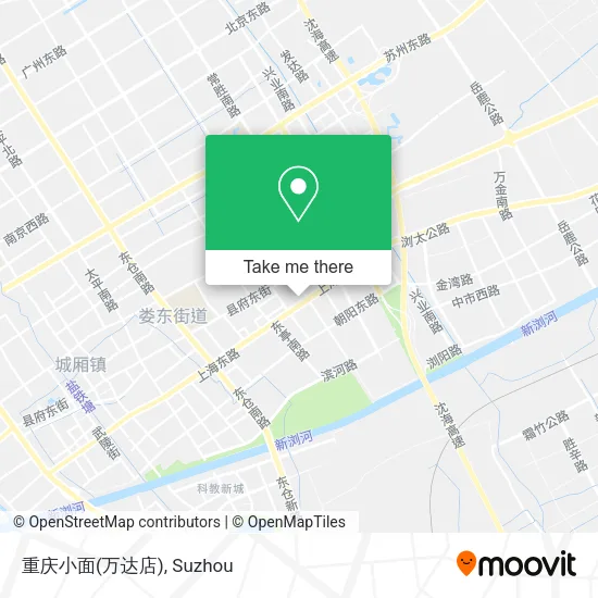 重庆小面(万达店) map