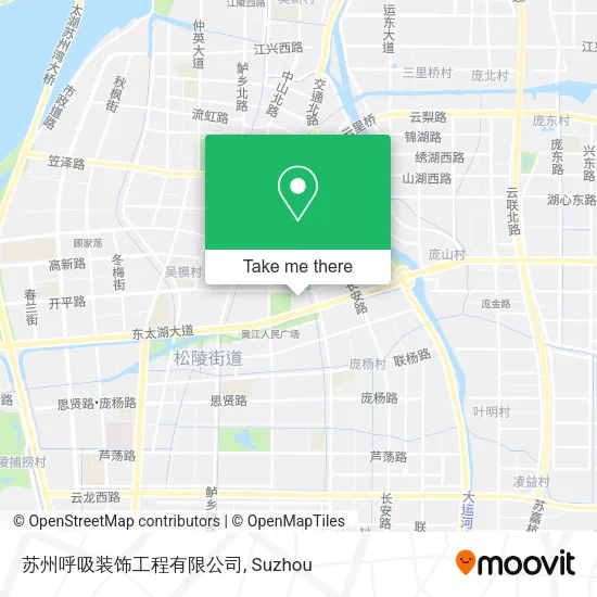 苏州呼吸装饰工程有限公司 map