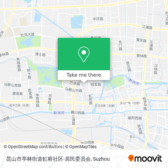 昆山市亭林街道虹桥社区-居民委员会 map