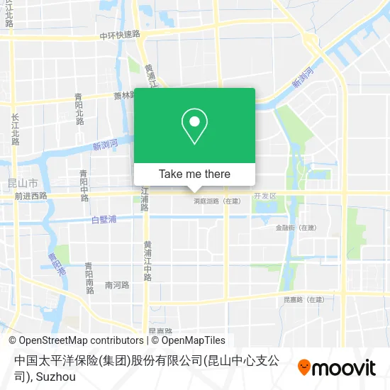 中国太平洋保险(集团)股份有限公司(昆山中心支公司) map