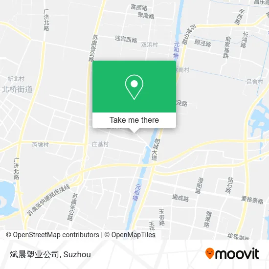斌晨塑业公司 map