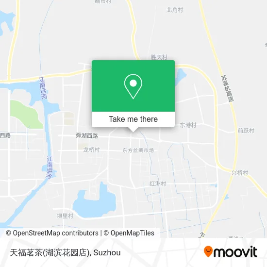 天福茗茶(湖滨花园店) map