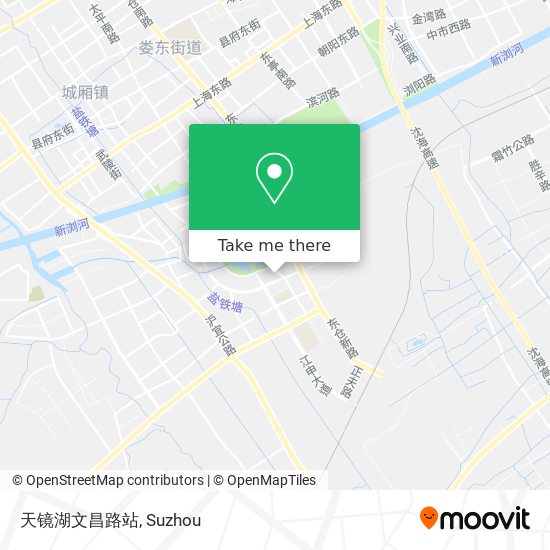 天镜湖文昌路站 map
