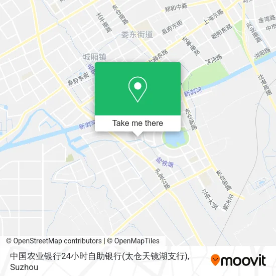 中国农业银行24小时自助银行(太仓天镜湖支行) map