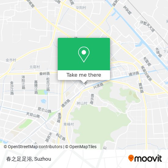 春之足足浴 map
